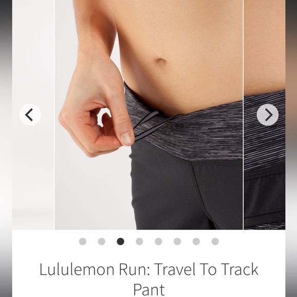 Lululemon- Dance Studio- Travel 2 Track- Black/Space Dye-Size 12- 33” Inseam.. - Picture 4 of 16